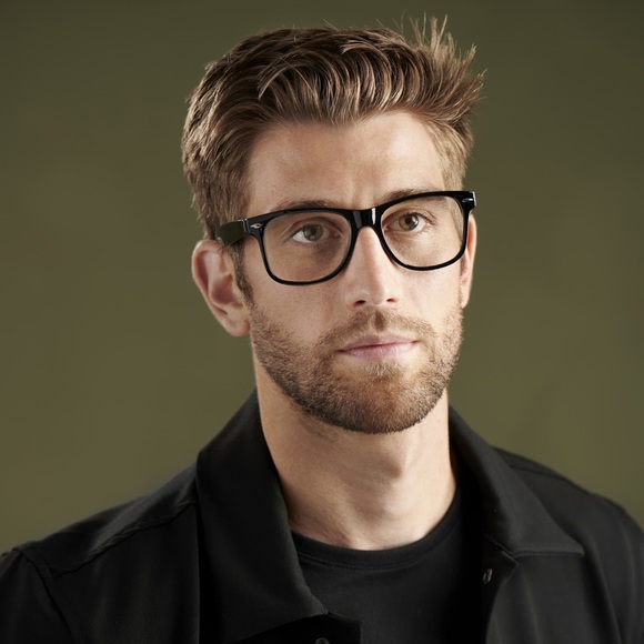 Retro Thick-framed Novelty Glasses - Oversized - Black - Picture 14 of 14